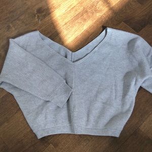 Off the shoulder sweater